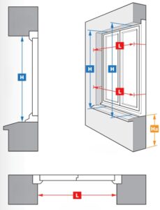 Cote ferestre pentru tamplarie pvc