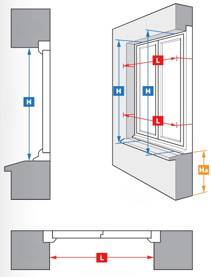 Cote ferestre pentru tamplarie pvc